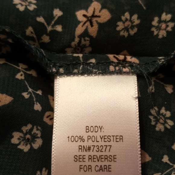 Candies Long Sleeve High Low Dress Blouse - Picture 6 of 7